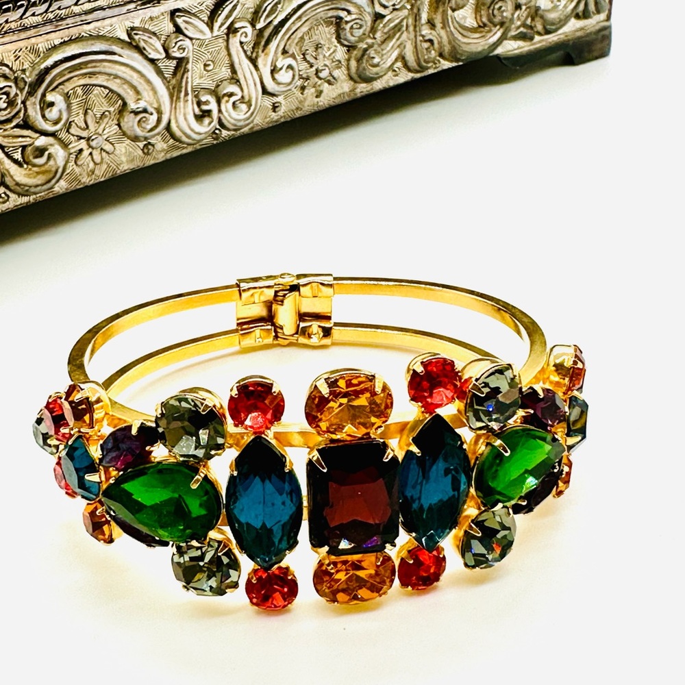 Vintage Fruit Salad Crystal Bracelet